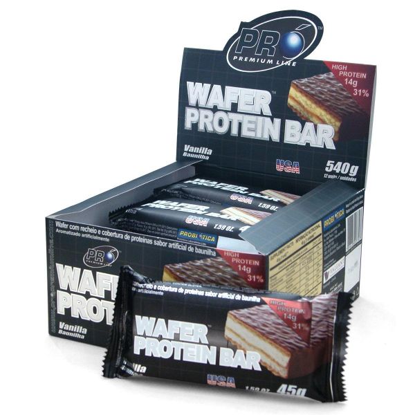 - Wafer Protein Bar (Caixa c/ 12 un) - Pró premium Line