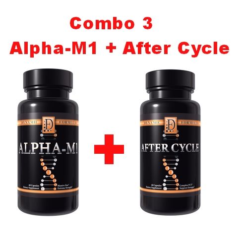 Combo 3: Alpha-M1 + After Cycle (frete grátis).