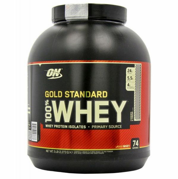 100% WHEY GOLD STANDARD 5 LBS - OPTIMUM NUTRITION