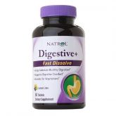 Natrol, Digestive+, Fast Dissolve, Lemon Lime, 60 Tablets