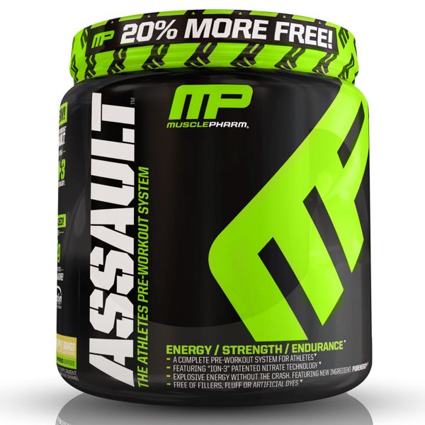 ASSAULT 522 G - MUSCLEPHARM (20% grátis!)